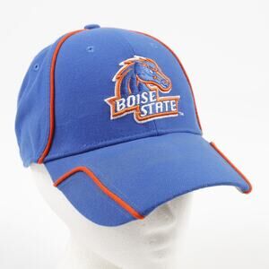 NCAA Boise State Broncos Team Nike Embroidered Logo H&L Ball Cap Hat Blue Orange